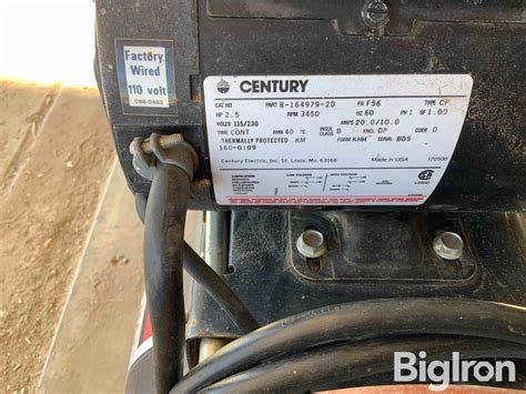 Sanborn Black Max Air Compressors Bigiron Auctions