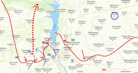 Карта боев подоляка