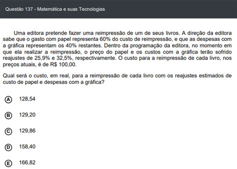 Exercicio De Porcentagem Enem - Exercício de Porcentagem #02 - PASSO A PASSO | ENEM Digital 2020 ...