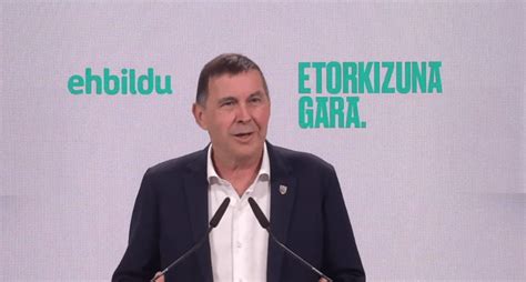 Otegi Confirma Que No Ser Candidato A Lehendakari