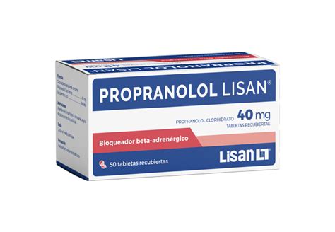 Lisan Propranolol Mg Tabletas V A Oral