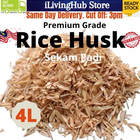 Sekam Padi Mentah Rice Husk Liter Shopee Malaysia