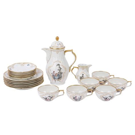 At Auction Rosenthal Piece Coffee Tea Service Sanssouci Hoeroldt