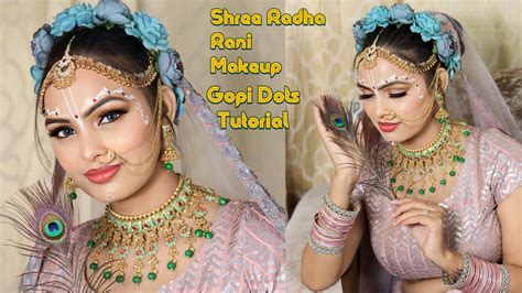 Radha Rani Makeup And Gopi Dots Tutorial राधा रानी जैसा मेकअप ऐसे करे