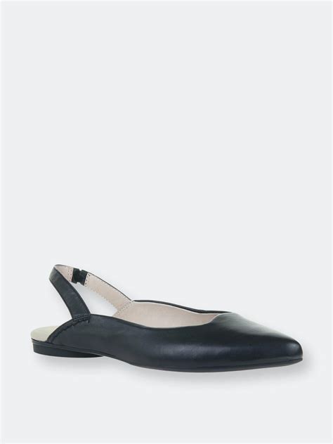 Naked Feet Leva Slingback Flats In Blue Lyst