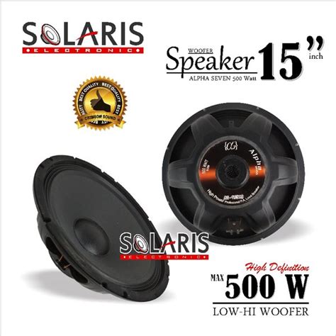 Jual SPEAKER 15 INCH MURAH 500 Watt ALPHA SEVEN ALS 15608 Di Lapak