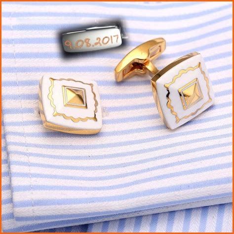 Personalized Gold Cufflinks Vintage Gold Cufflinks Customize - Etsy