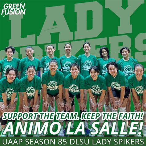 𝙂𝙧𝙚𝙚𝙣 𝙁𝙪𝙨𝙞𝙤𝙣 on Twitter One SWEEP Day The DLSU Lady Spikers