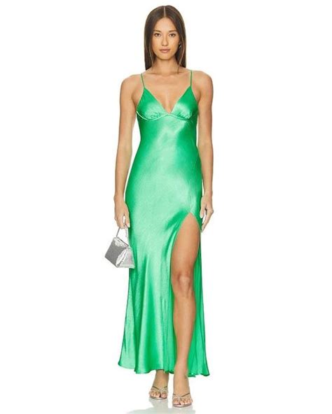 Bec Bridge Bec Bridge Ren Split Maxi Dress In Green Lyst