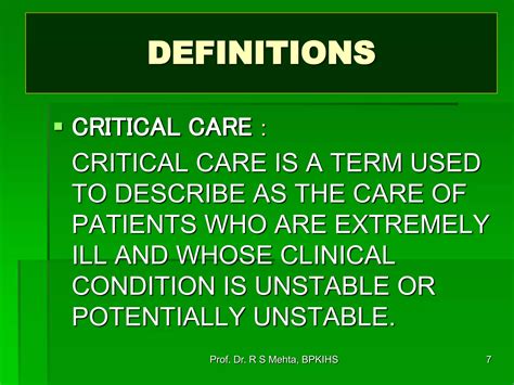 1 Critical Care Ppt