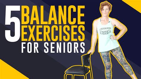 5 Balance Exercises For Seniors Youtube