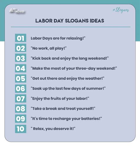 103+ Amazing Labor Day Slogans Samples & Examples - Tiplance