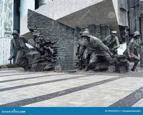 The Warsaw Uprising Monument A Memorial Dedicated To The Warsaw