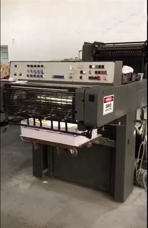 Impressora offset Heidelberg MO FH ano 1989 AC Máquinas