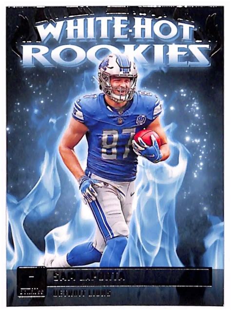 NFL 2023 Panini Donruss Football Single Card Sam LaPorta WHR 6 White