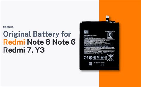 Original Battery For Redmi Note Note Redmi Y Battery Model Bn