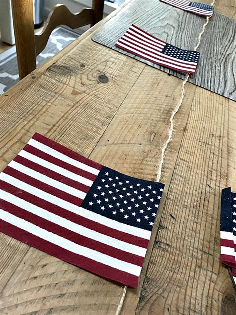 Easy To Make American Flag Garland