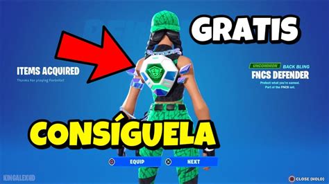 Gratis Como Conseguir La Mochila Defensor De La Fncs En Fortnite