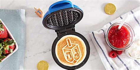 Dash’s New Dreidel Mini Waffle Maker Guarantees A Hanukkah Approved Breakfast