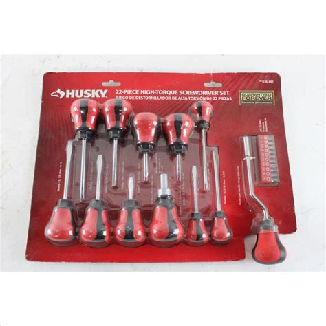 Husky 22 Piece High Torque Screwdriver Set Property Room