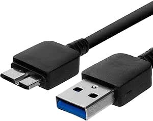 NiceTQ Cabo de carregamento de energia de sincronização de dados USB 3