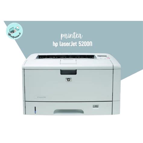 Jual Printer Laser Hp Lj 5200 5200n 5200dn 5200tn Paper Printer A3 ...
