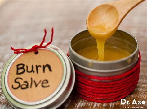 Homemade Burn Salve Dr Axe Salve Recipes Homemade Diy Natural