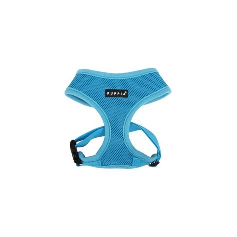 Puppia Soft Harnais Confortable Et R Glable Pour Chien Bleu