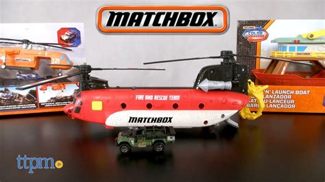 Matchbox Power Launcher Chinook Helicopter From Mattel Youtube