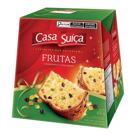 Panettone Frutas Casa Sui A G Sonda Supermercado Delivery