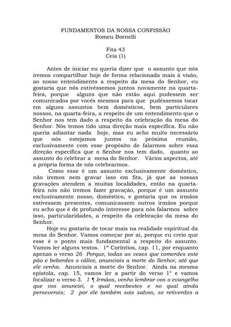 PDF pão e beberdes o cálice anunciais a morte do Senhor até