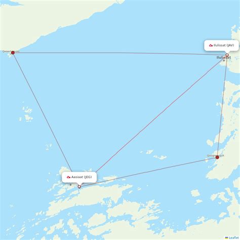 Flights From Aasiaat To Ilulissat Jeg To Jav Flight Routes