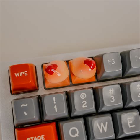 Stl File Hentai Boob Keycap With Heart Pasties Cherry Mx Switch Stem Artisan Keycap Sexy
