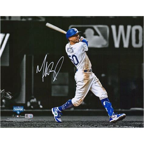 Mookie Betts Los Angeles Dodgers Fanatics Authentic Autographed 11 X