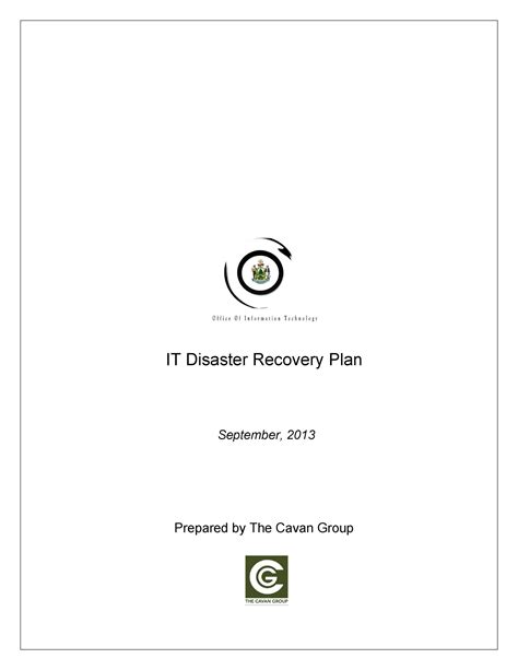 52 Effective Disaster Recovery Plan Templates Drp Templatelab