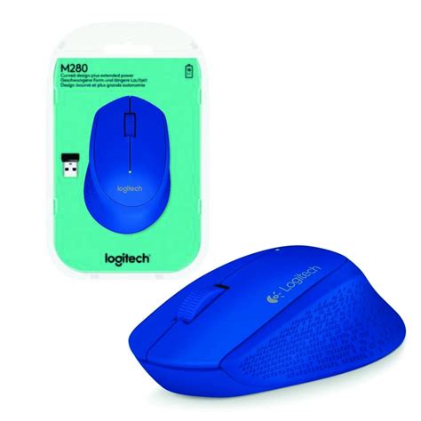 Mouse Inalámbrico Logitech M280 Azul ProNet Tecnología