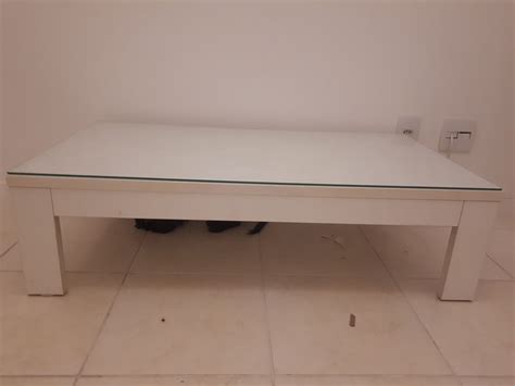 Mesa De Centro Tok Stok Branca Mesa Tok Stok Usado 55160673 Enjoei