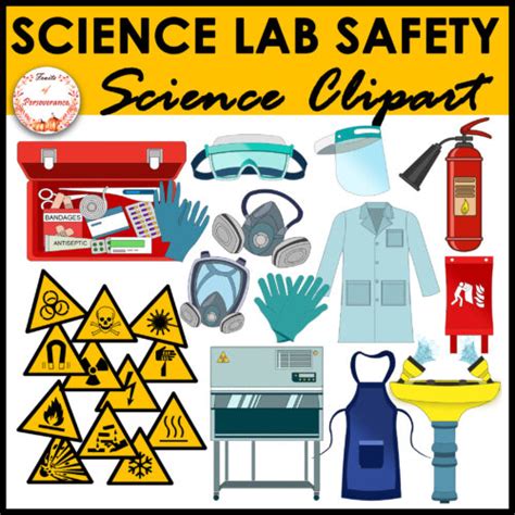 Science Lab Safety Equipment Clipart | Chemistry Lab Safety Signs | Made By Teachers