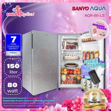 Jual Kulkas Aqua Pintu Aqr New Series Promo Harga Pabrik Shopee