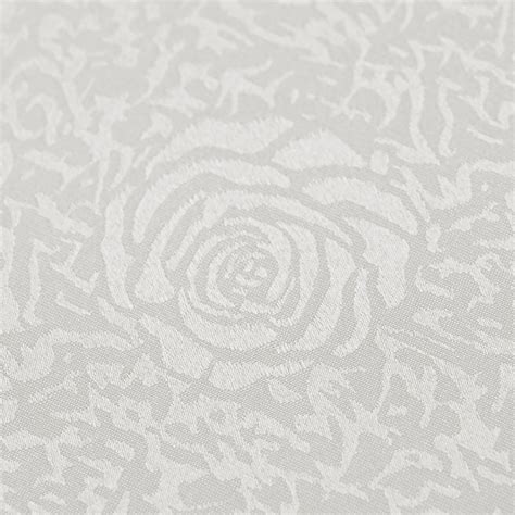 Rectangle Jacquard Tablecloth Peony Damask Patterns Tablecloth Ivory