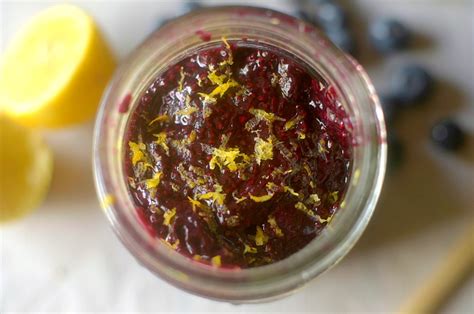 Lemon Blueberry Chia Seed Jam {vegan And Paleo}