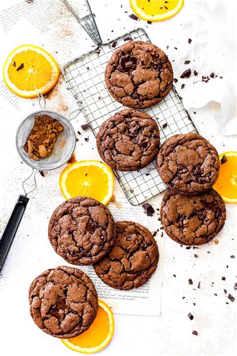 Vegan Orange Chocolate Cookies