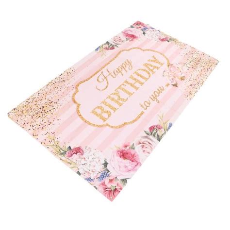 Hao Gototop Rose Joyeux Anniversaire Toile De Fond X In Fleurs