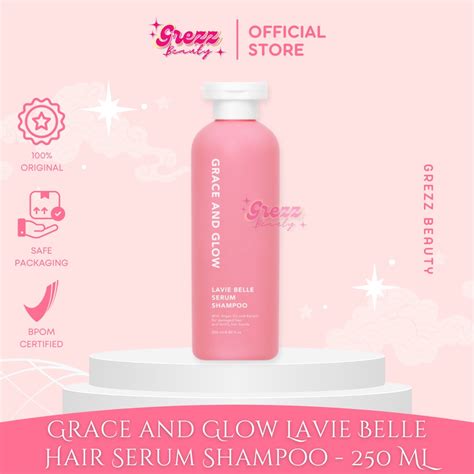 Jual Grace And Glow Lavie Belle Hair Serum Shampoo Ml Shopee