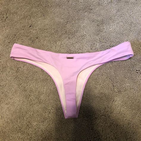 Victoria Secret Pink Thong Bikini Size Small Not Depop