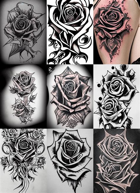 Details More Than Rose Tattoo Stencil Latest In Coedo Vn