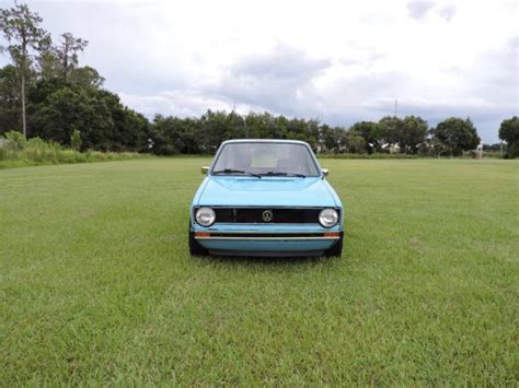 1977 Volkswagen Rabbit 24v VR6 Miami Blue For Sale