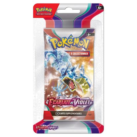 Boosters Pokémon Ecarlate et Violet Asmodée King Jouet Cartes à