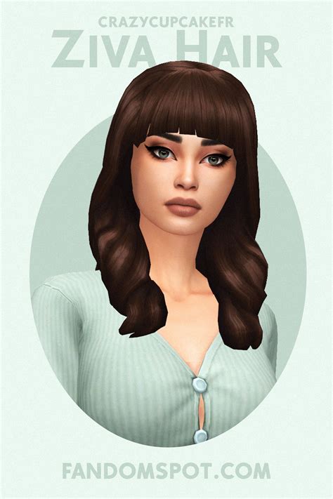 Best 12 35 Maxis Match Bangs Cc Hairstyles For The Sims 4 Artofit