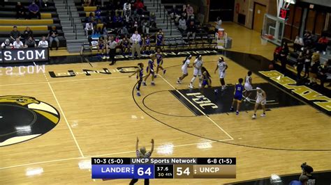 Women S Basketball UNCP Vs Lander YouTube